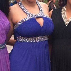 Blue dress